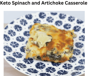 Keto Spinach And Artichoke Casserole