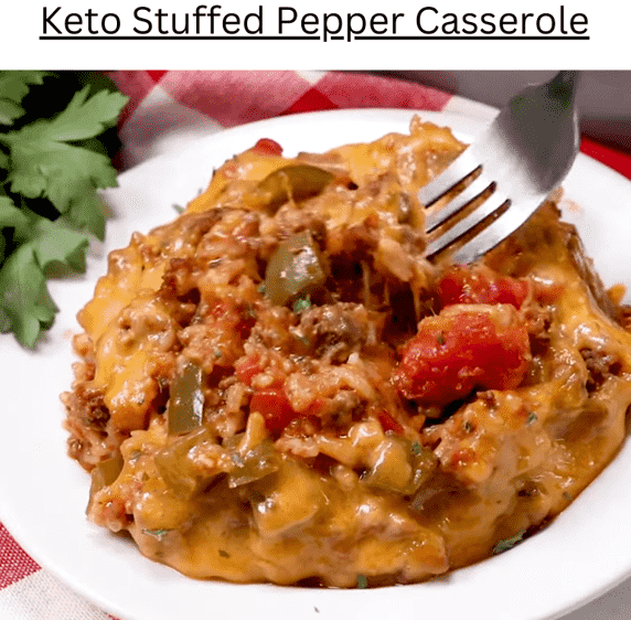 Keto Stuffed Pepper Casserole