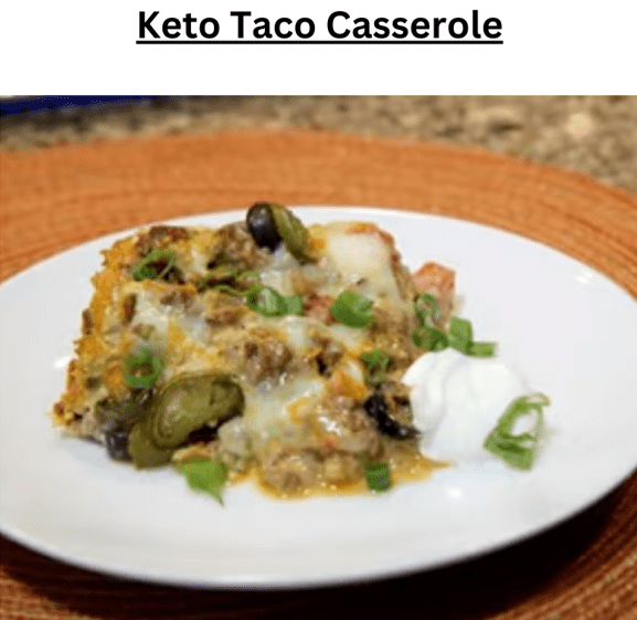 Keto Taco Casserole