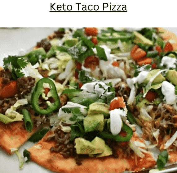 Keto Taco Pizza