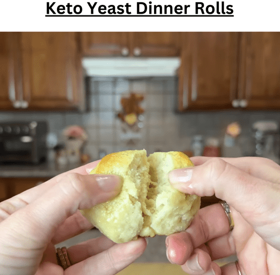 Keto Yeast Dinner Rolls