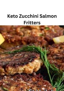 Keto Zucchini Salmon Fritters