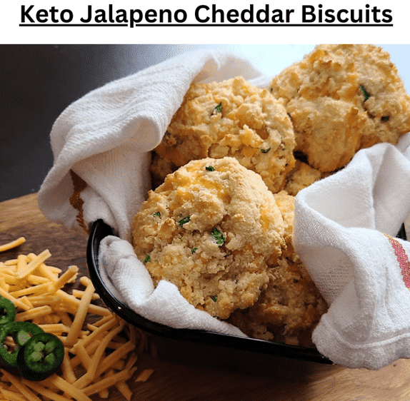 Keto jalapeno Cheddar Biscuits