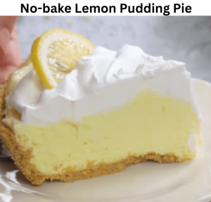 No-Bake Lemon Pudding Pie
