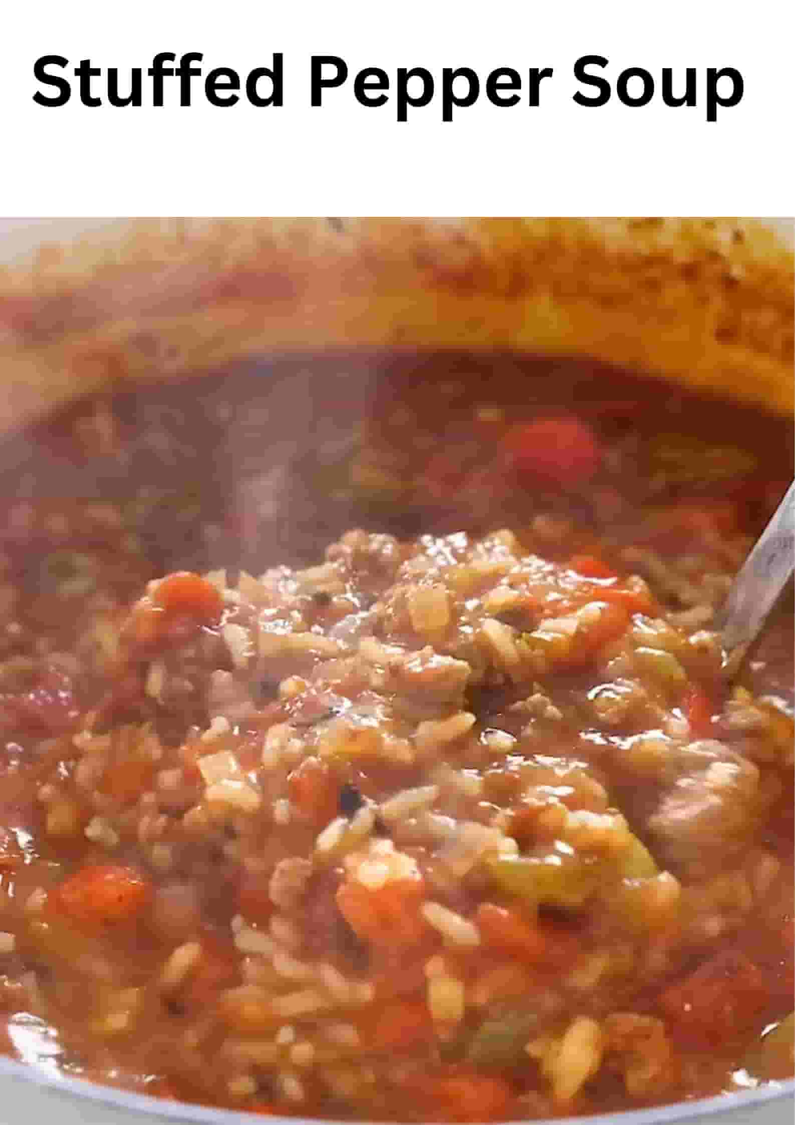 Stuffed Pepper Soup