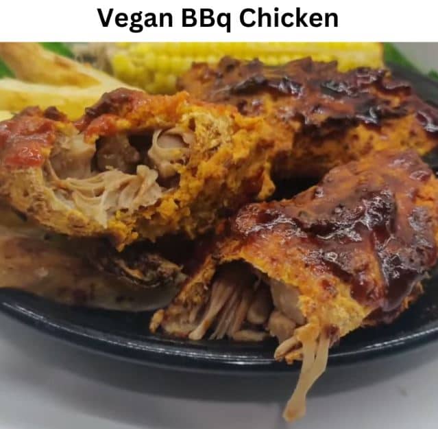 Vegan BBQ chicken