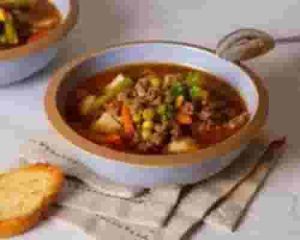 Vegetable Hamburger Soup