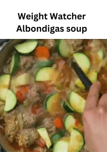 Weight Watcher Albondigas soup