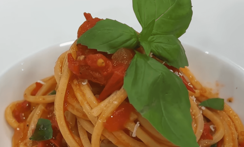 Weight Watcher Pomodoro Pasta