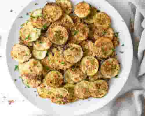 Zucchini Parmesan Crisps